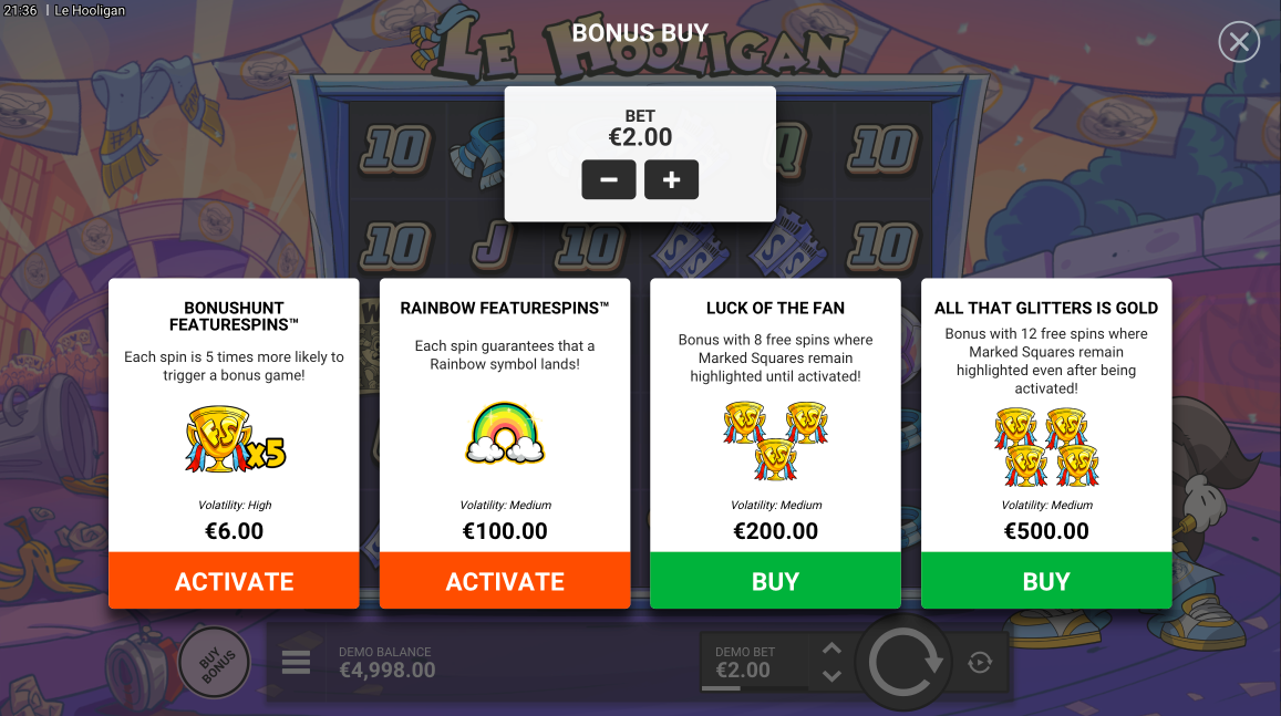 Scène de jeu Le Hooligan